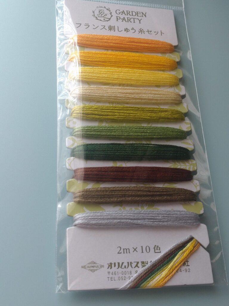 オリムパスGARDENPARTYの刺繍糸セット（チアフル）