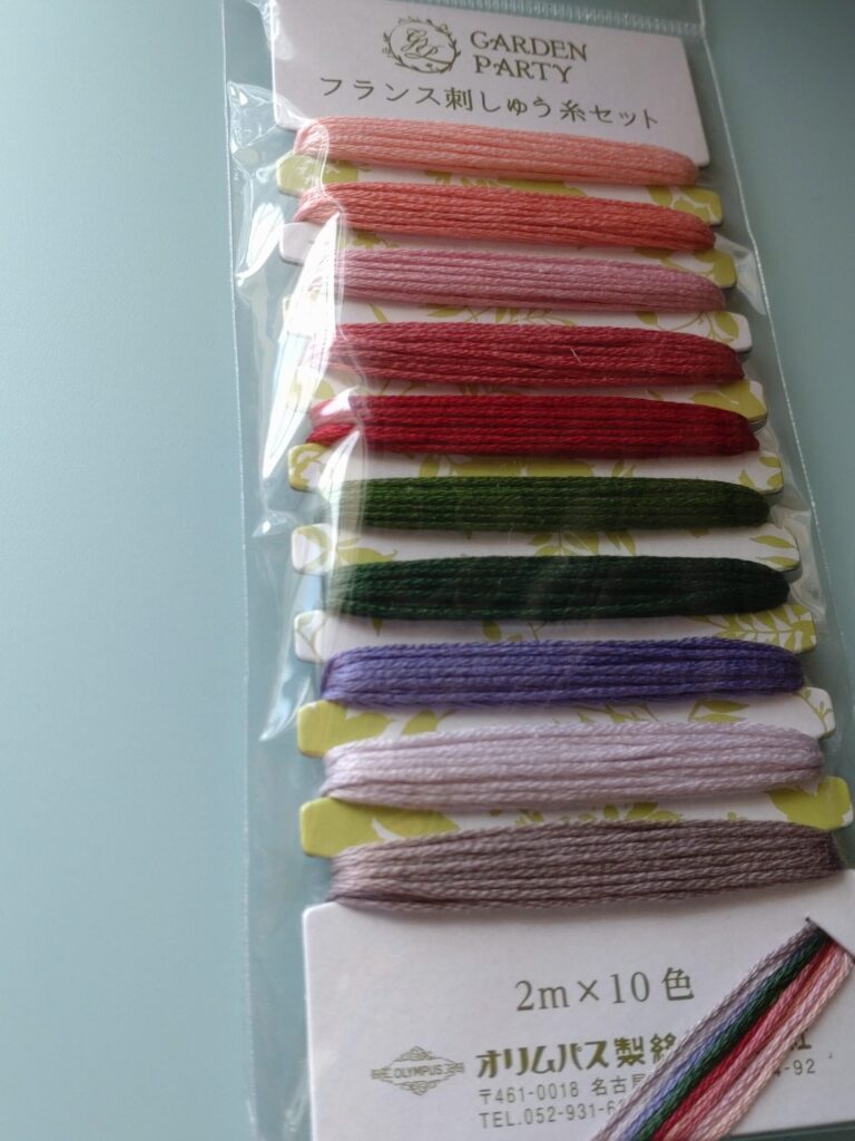 オリムパスGARDENPARTYの刺繍糸セット（アンティーク）